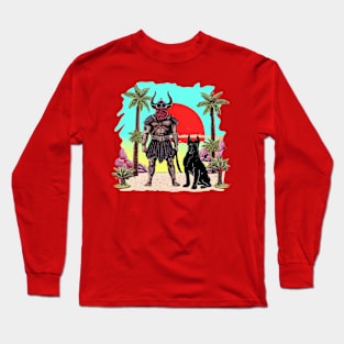 A Viking and his Dog Long Sleeve T-Shirt